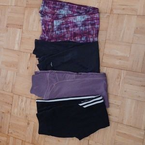 Workout Leggings 4 pair size women's medium